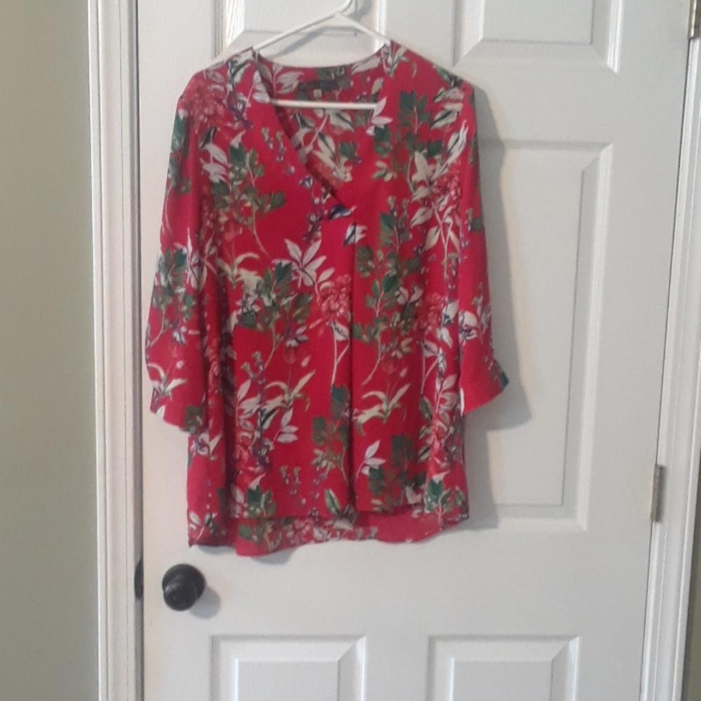 Flower detail blouse